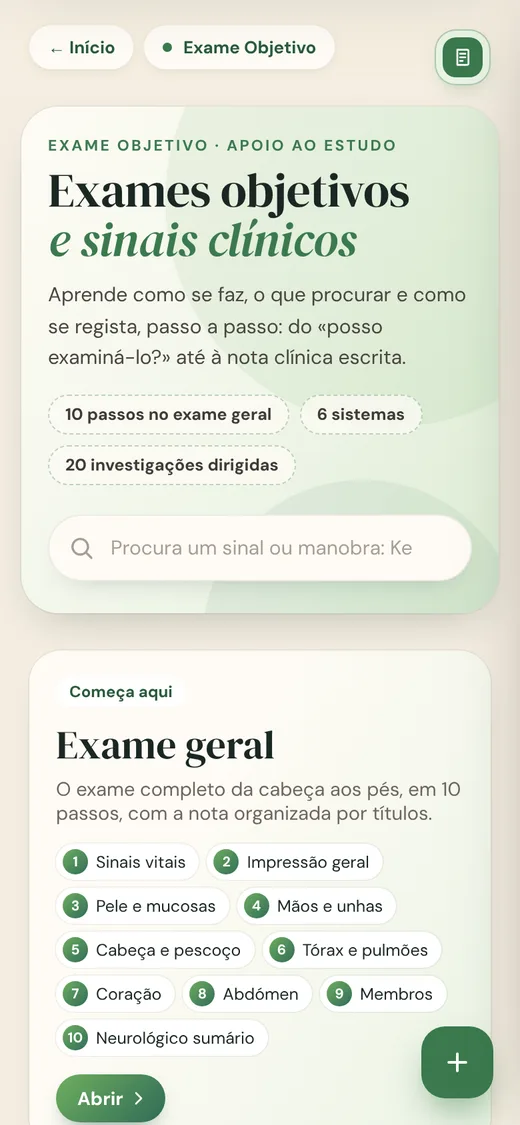 Exame Objetivo